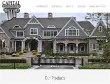 Tablet Screenshot of capitalstoneworks.com